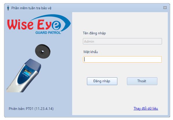 Phần mềm tuần tra bảo vệ Wise Eye Guard Patrol PT02