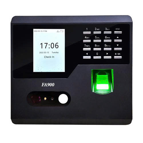 Máy chấm công vân tay và khuôn mặt FA900 Máy chấm công vân tay và khuôn mặt FA900