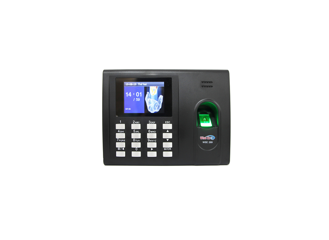 Máy chấm công vân tay Wise Eye WSE-269 Máy chấm công vân tay Wise Eye WSE-269